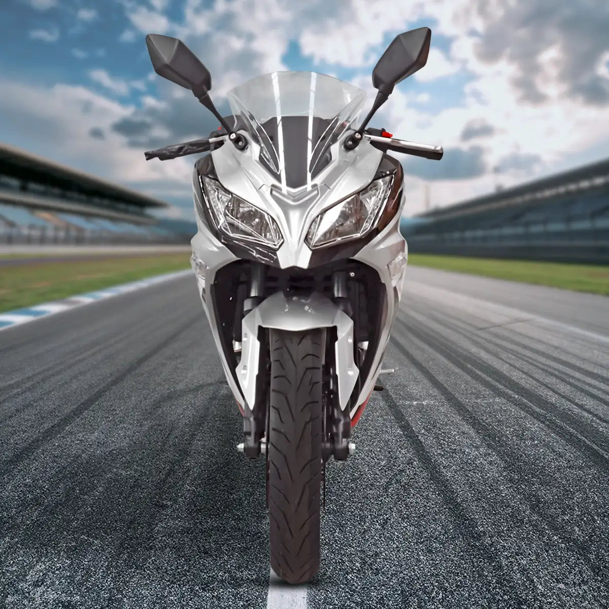 Motocicleta Kiwo KM 200 2025, Color Gris