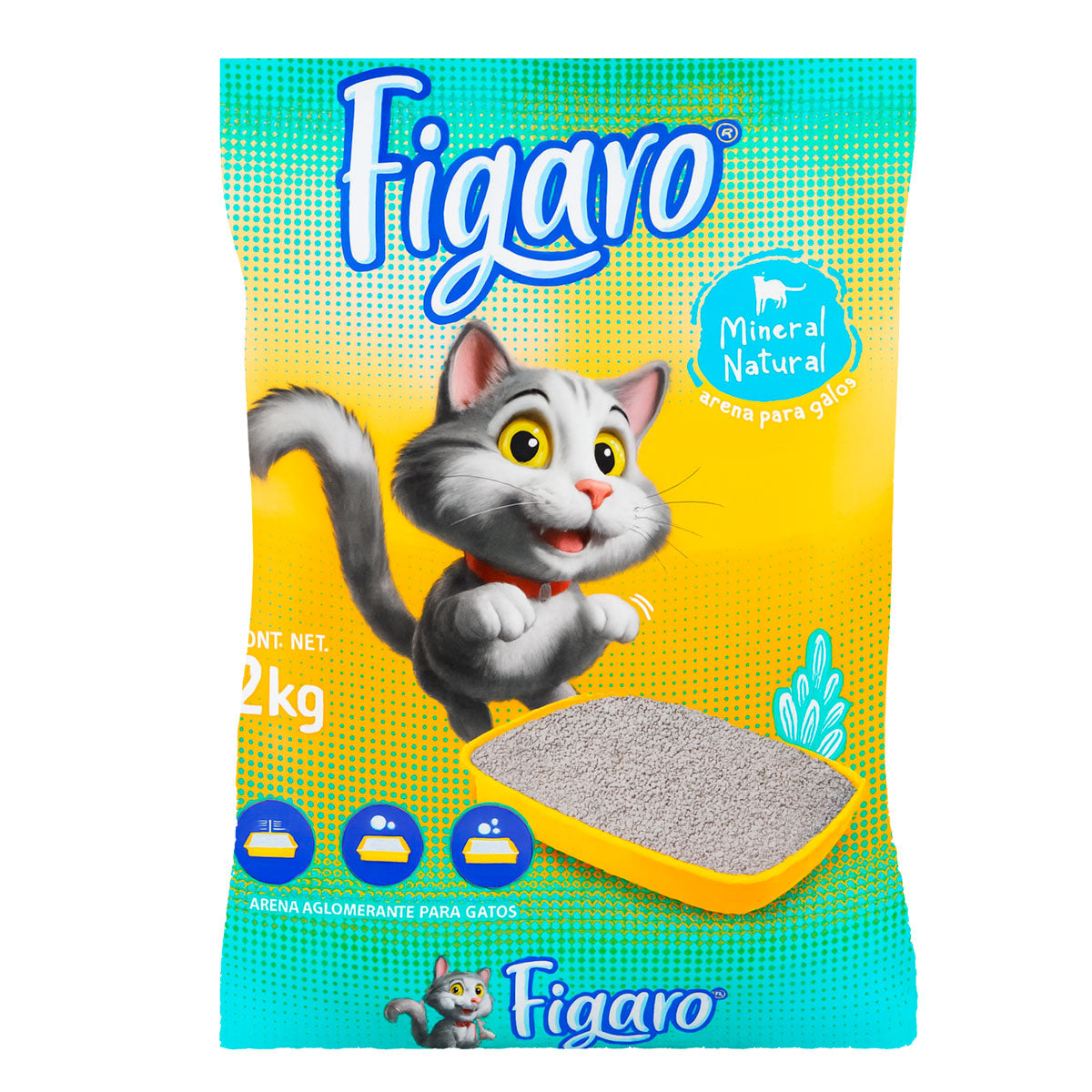 Arena para Gato, Figaro, 2 kg