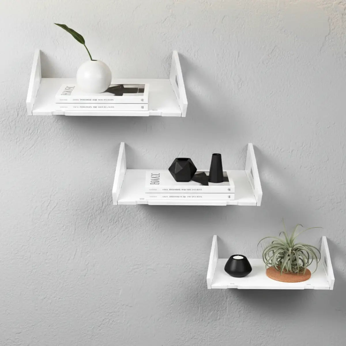 Repisa, 3 pzas, Color Blanco