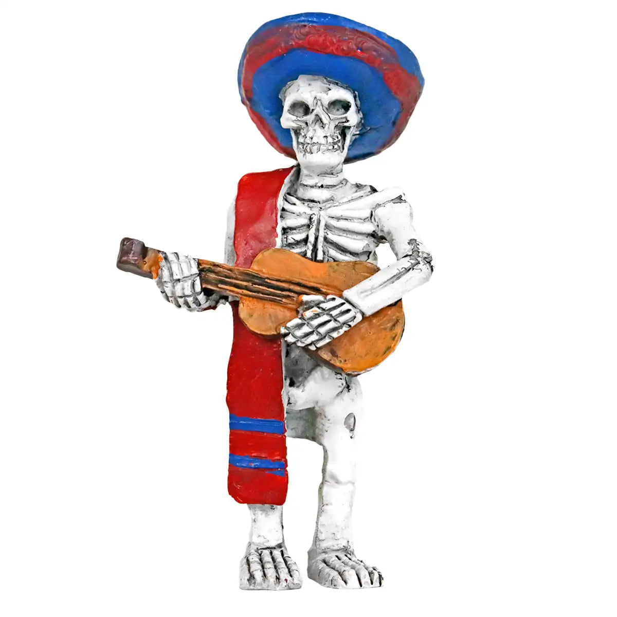 Esqueleto de Guitarrista, Figura de Cerámica