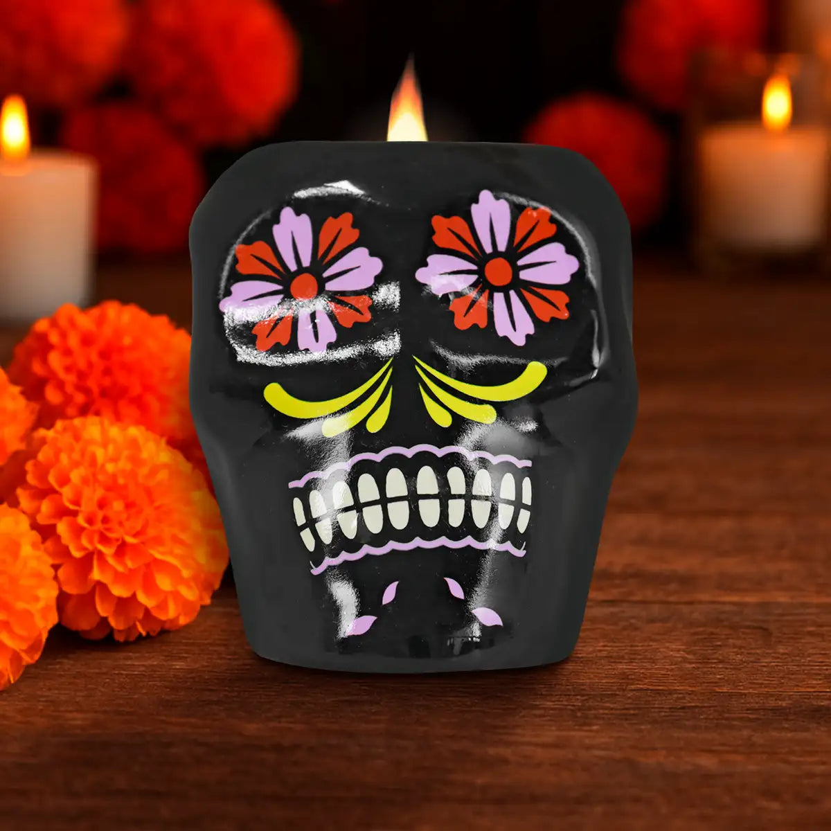 Cráneo, Portavela, Flores