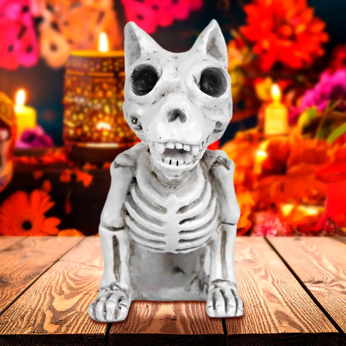 Esqueleto de Perro, Figura de Cerámica