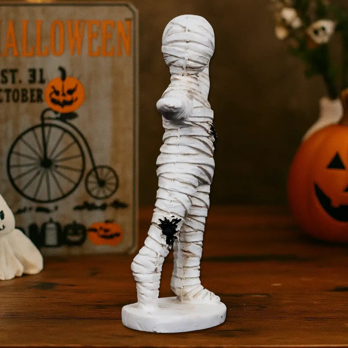 Momia, Estiramiento, Figura de Cerámica