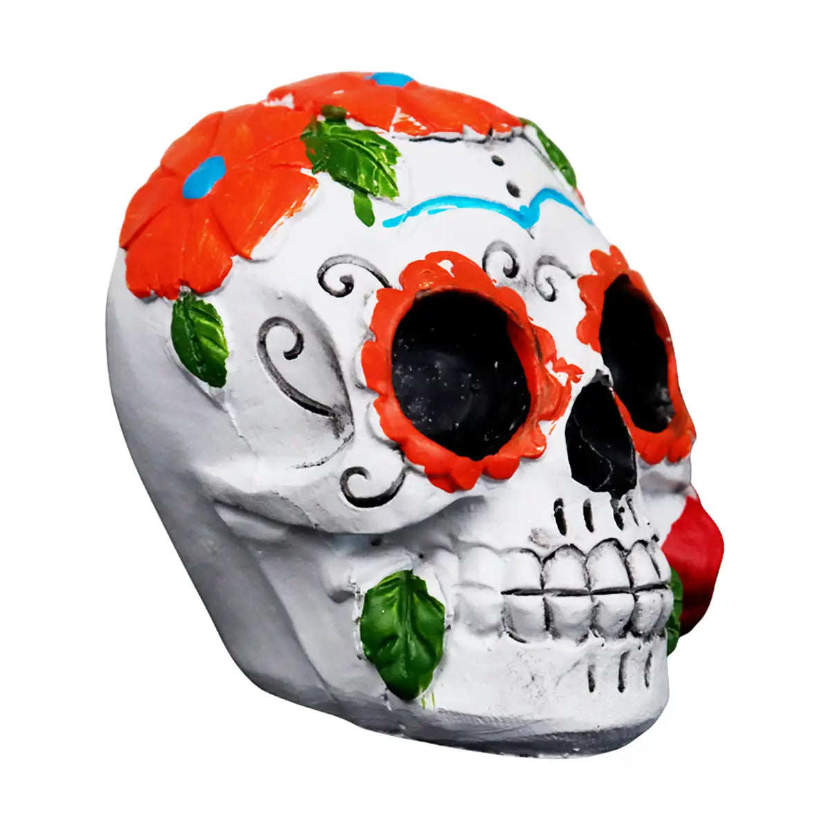 Catrina, Flores, Figura de Cerámica