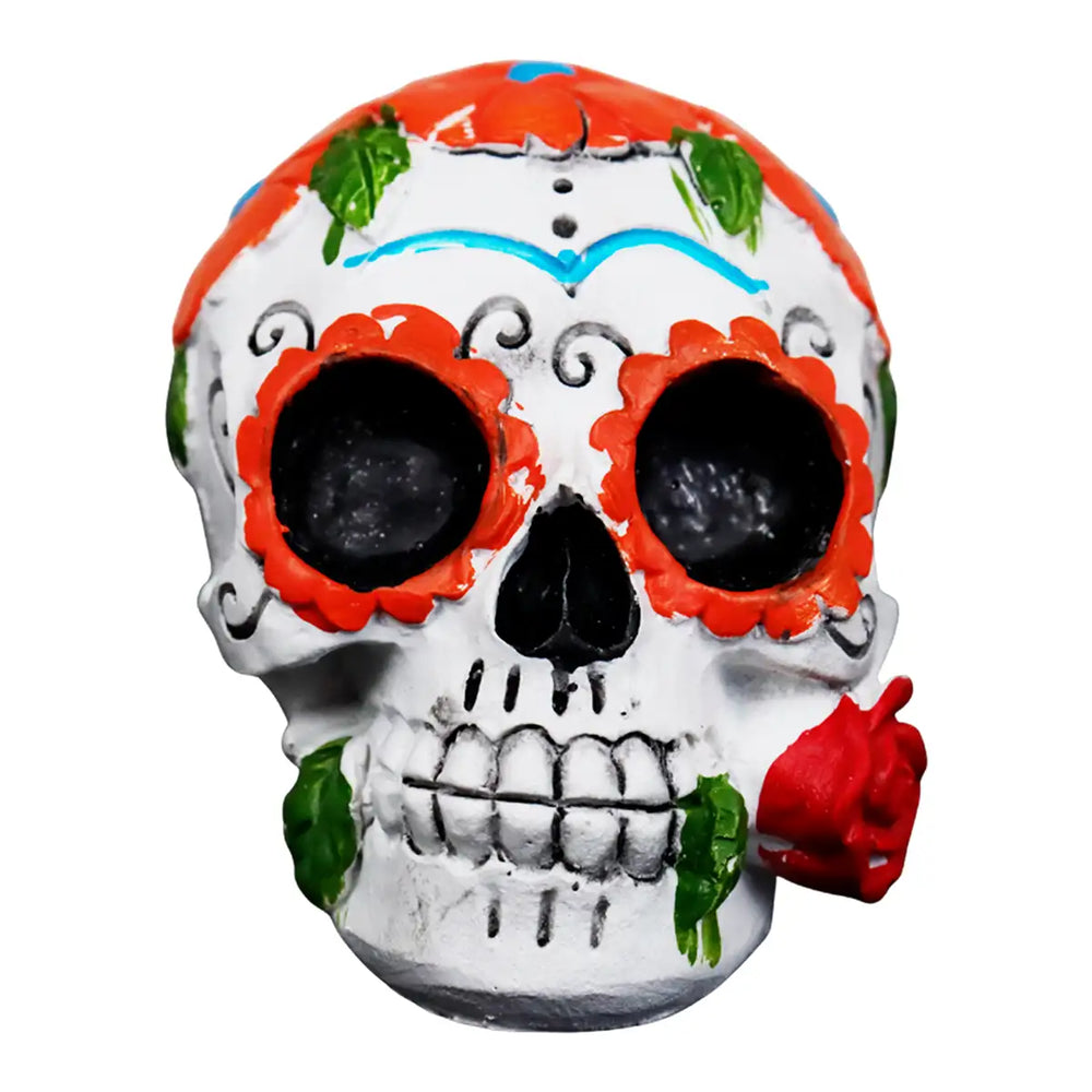 Catrina, Flores, Figura de Cerámica