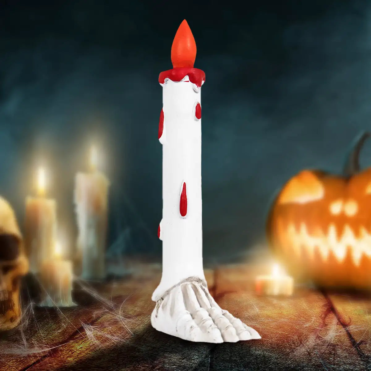 Vela, Decoración de Cerámica, Color Blanco