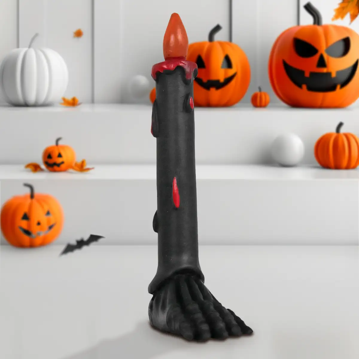 Vela, Decoración de Cerámica, Color Negro