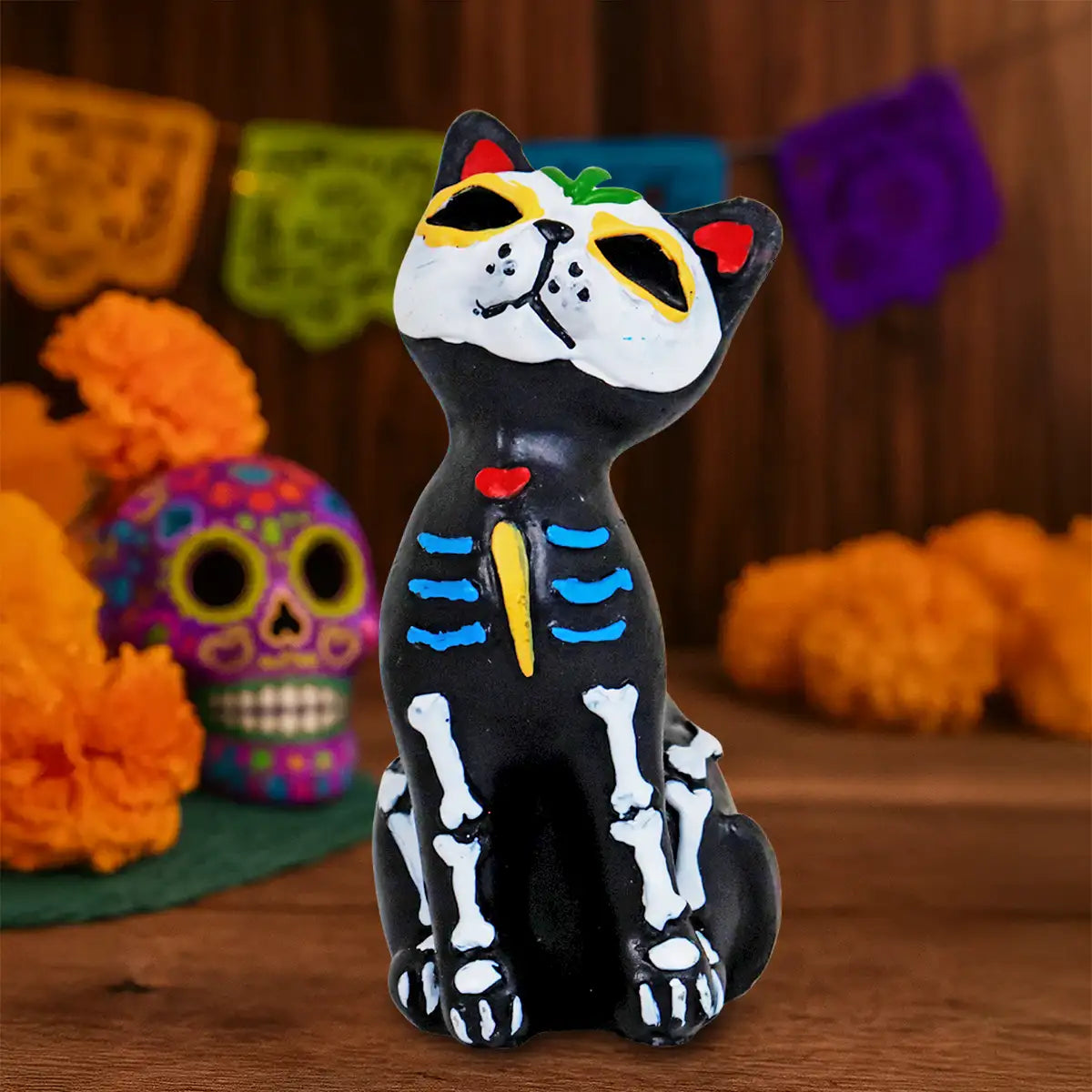 Figura de Gatito, Día de Muertos