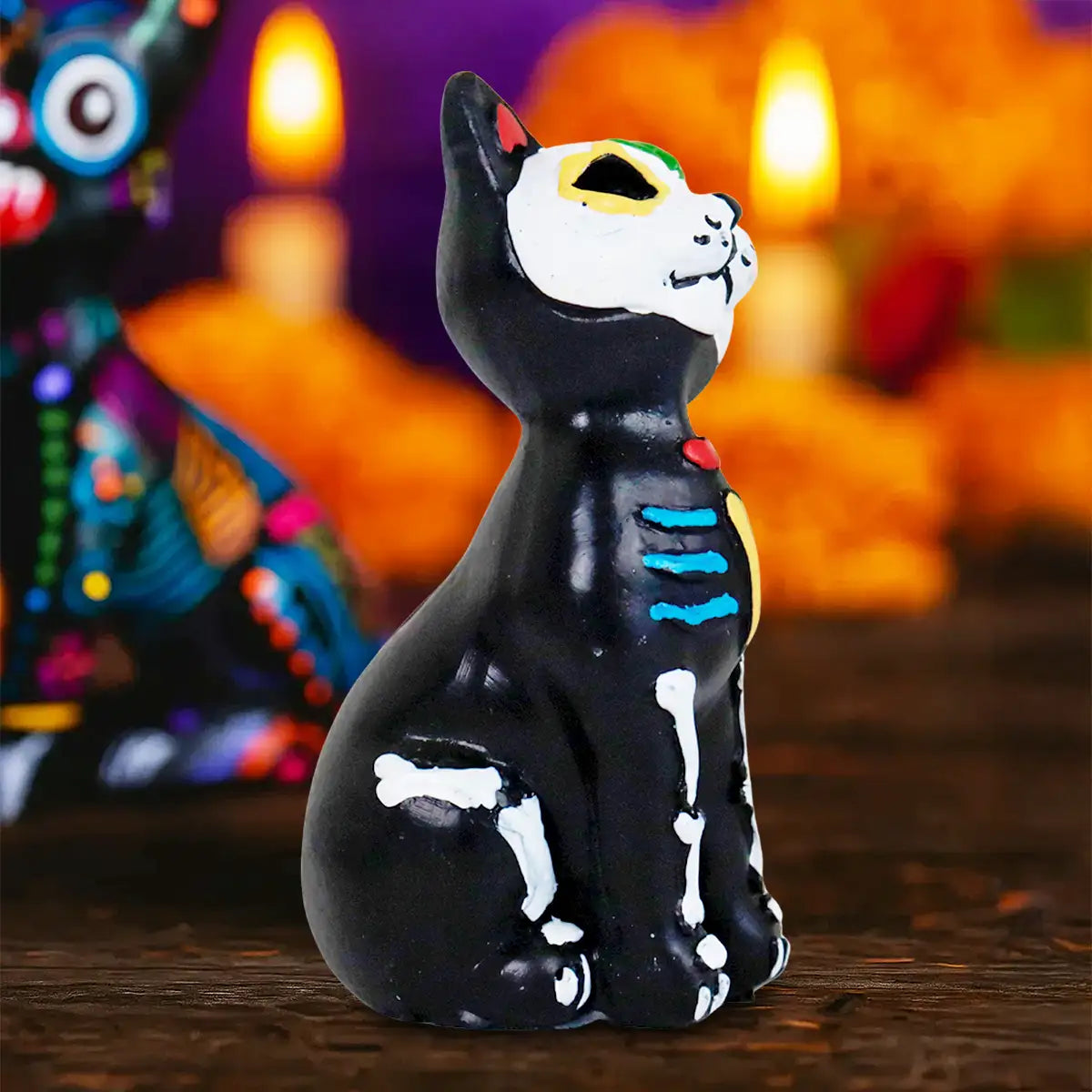 Figura de Gatito, Día de Muertos