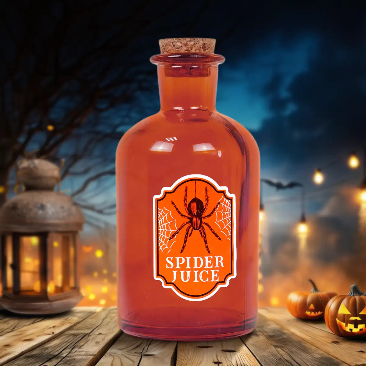 Spider Juice, Botella de Vidrio, Halloween
