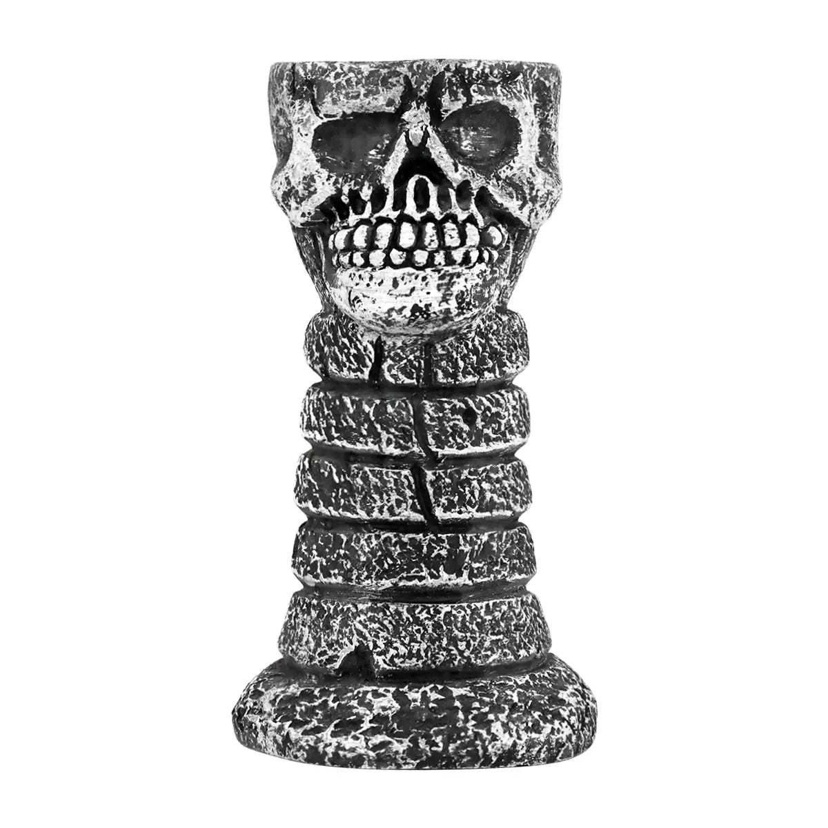 Calavera, Portavela, Color Gris