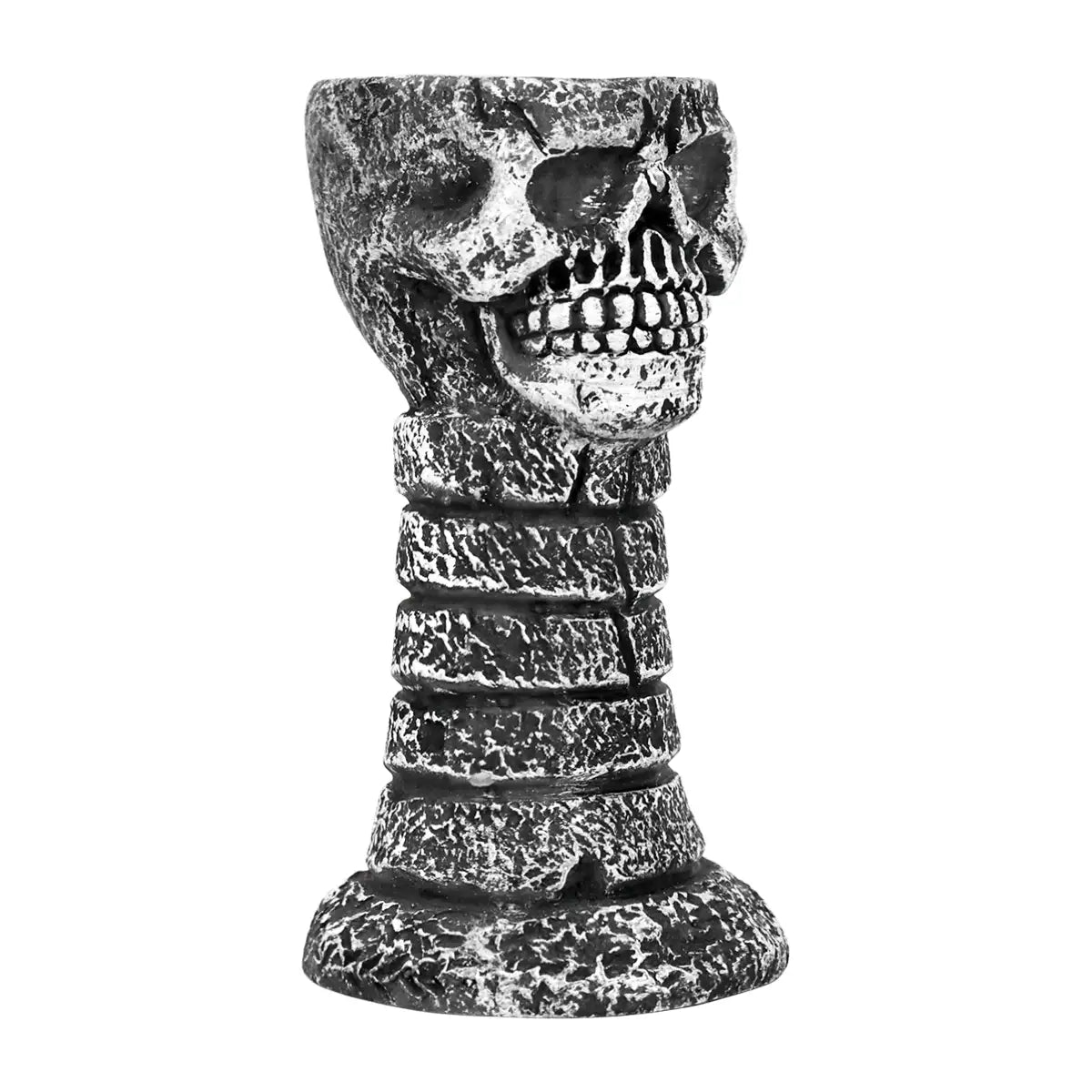 Calavera, Portavela, Color Gris