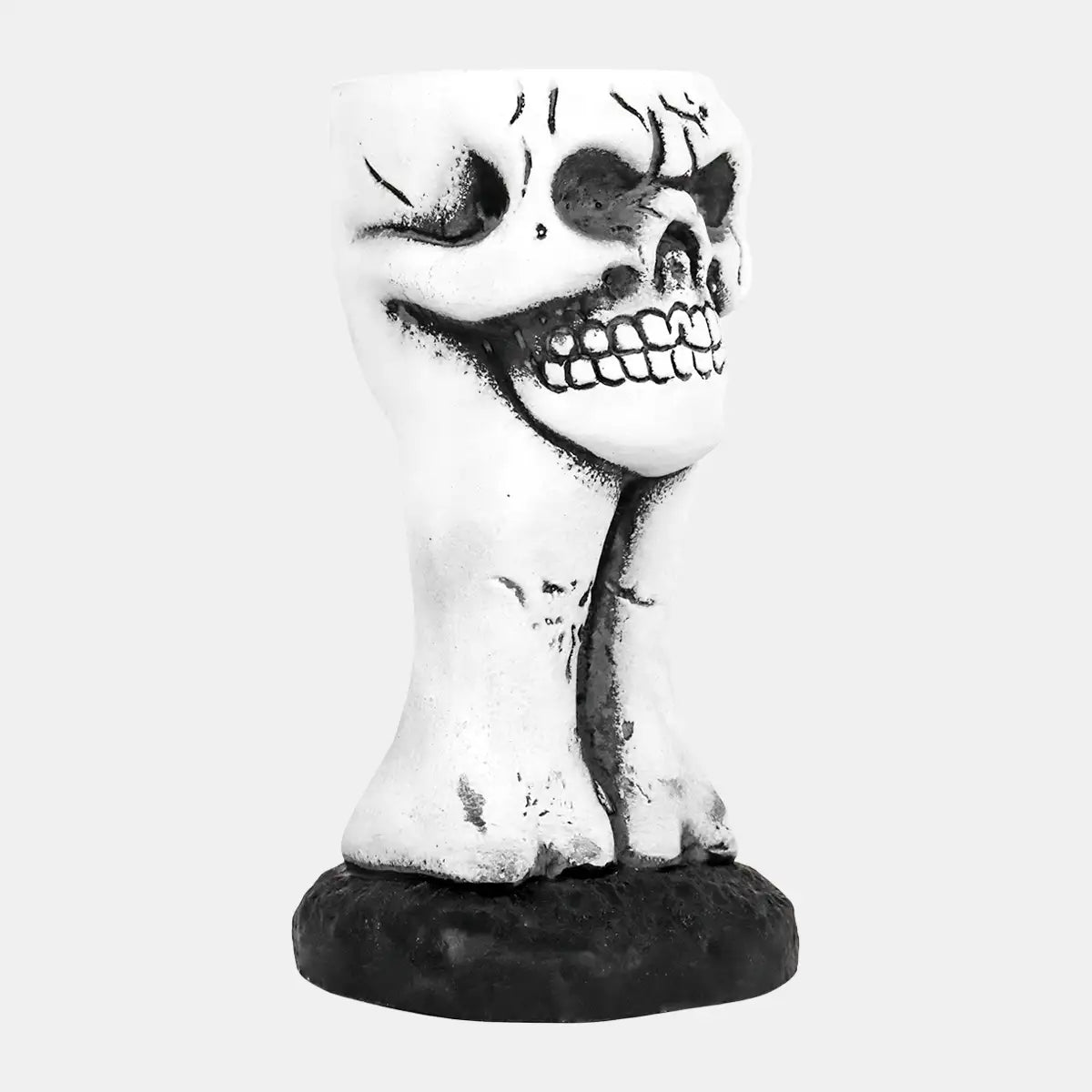 Calavera, Portavela, Color Blanco
