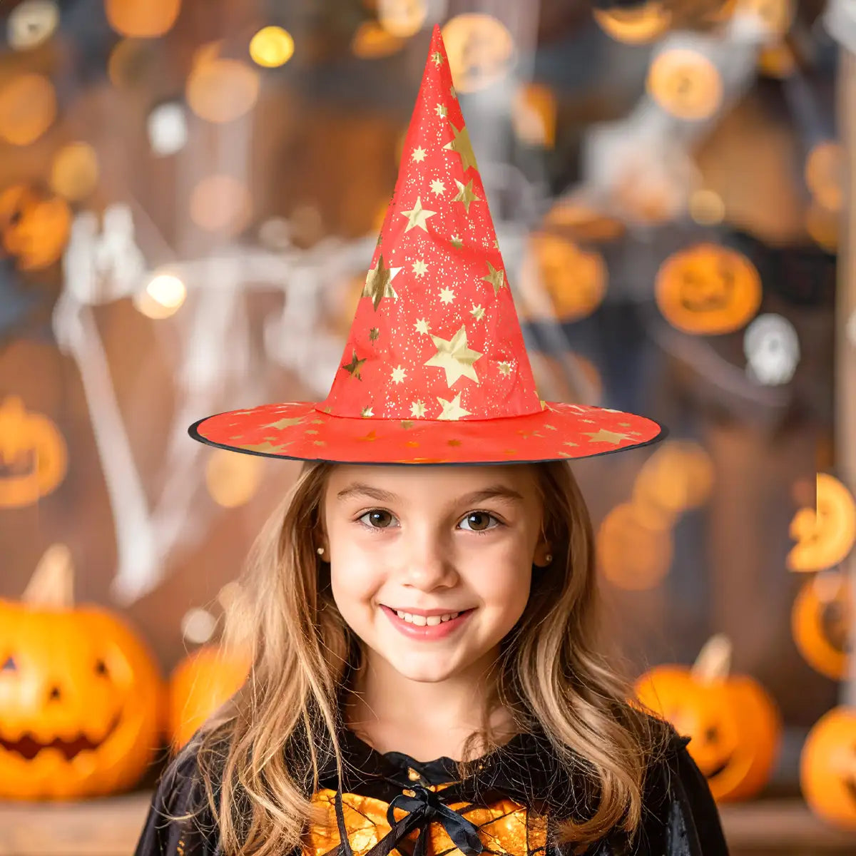 Sombrero de Bruja, Disfraz, Diseño Estrellas