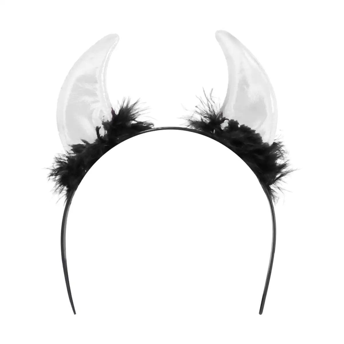 Cuernos de Diablo, Diadema, Color Plata