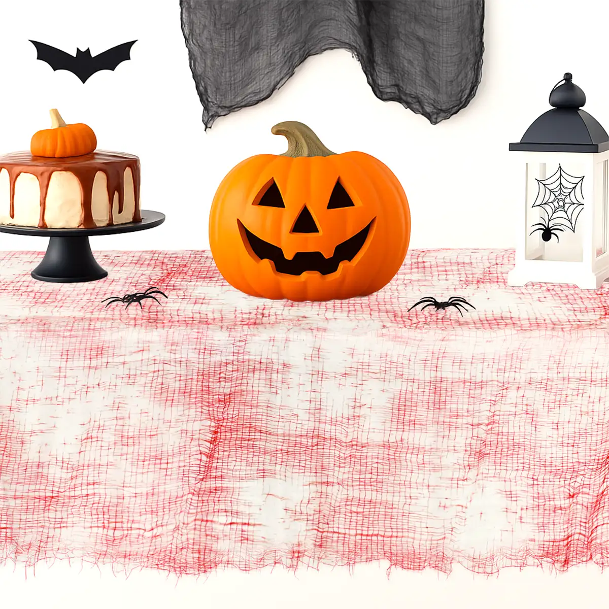 Tela Tenebrosa, Color Blanco y Rojo