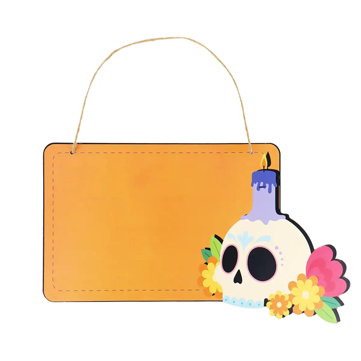 Calavera de Azúcar, Letrero de MDF