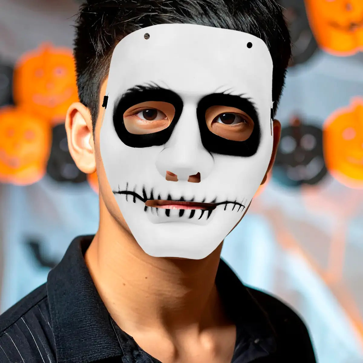 Máscara, Color Blanco, Disfraz de Halloween