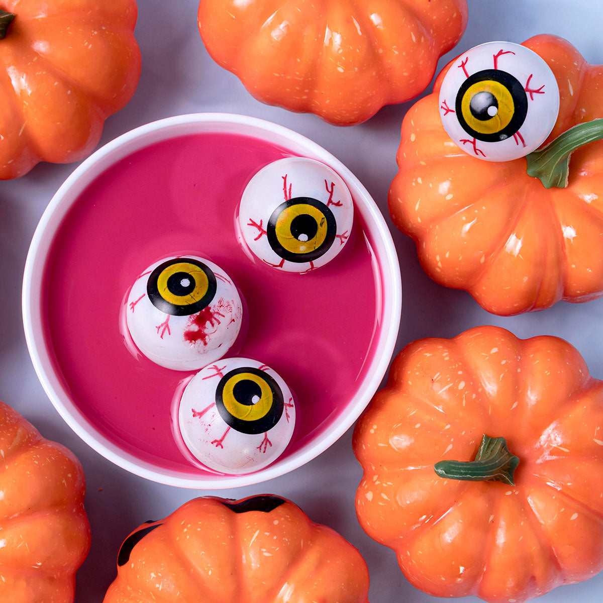 Ojo, Pelotas de Plástico, Color Amarillo, 10 pzas