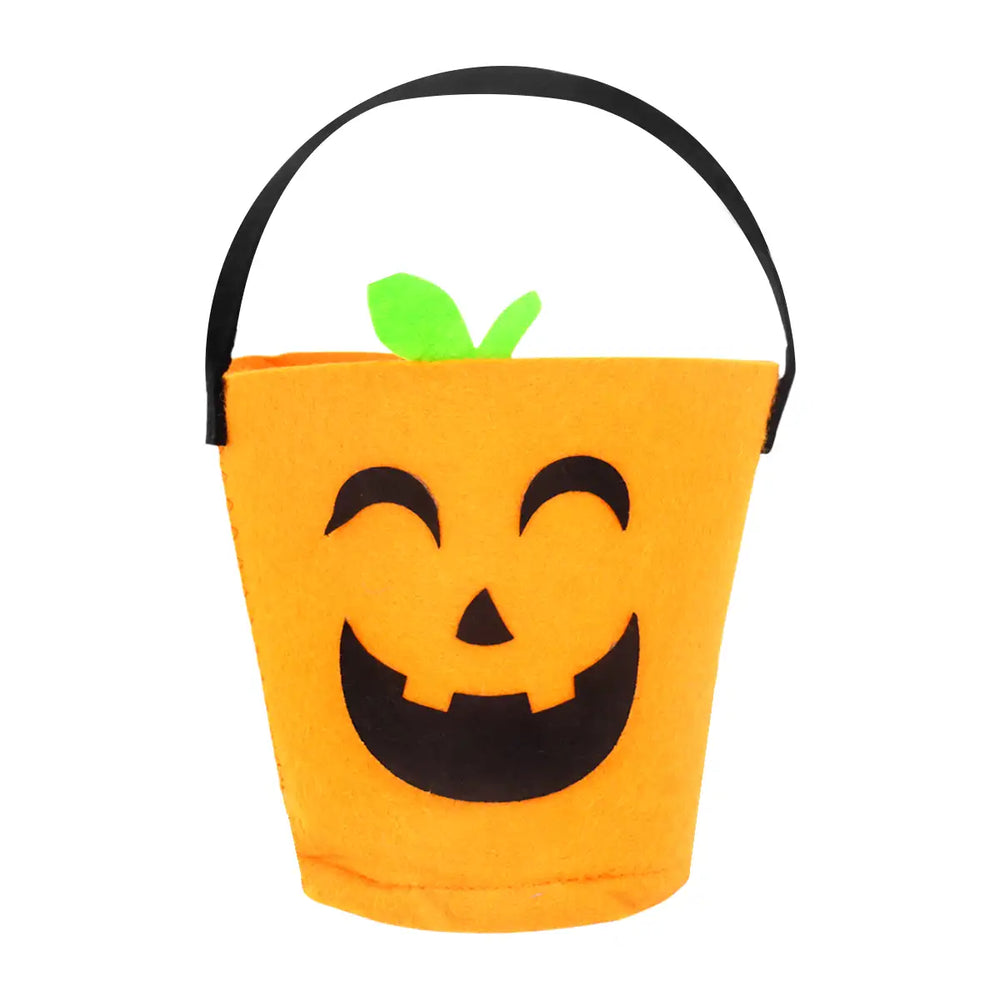 Cubeta de Fieltro para Dulces, Calabaza