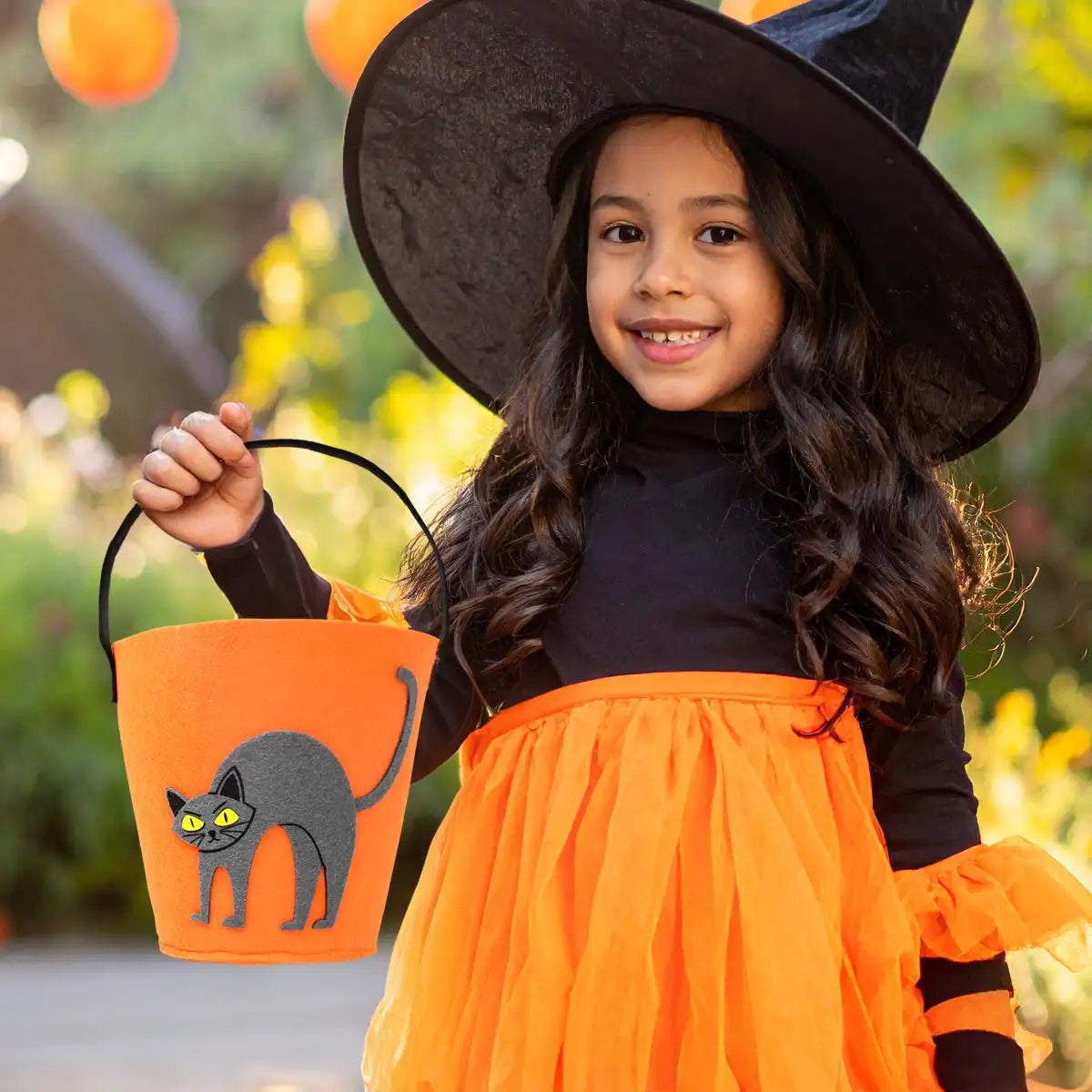 Gato, Cubeta de Fieltro para Dulces