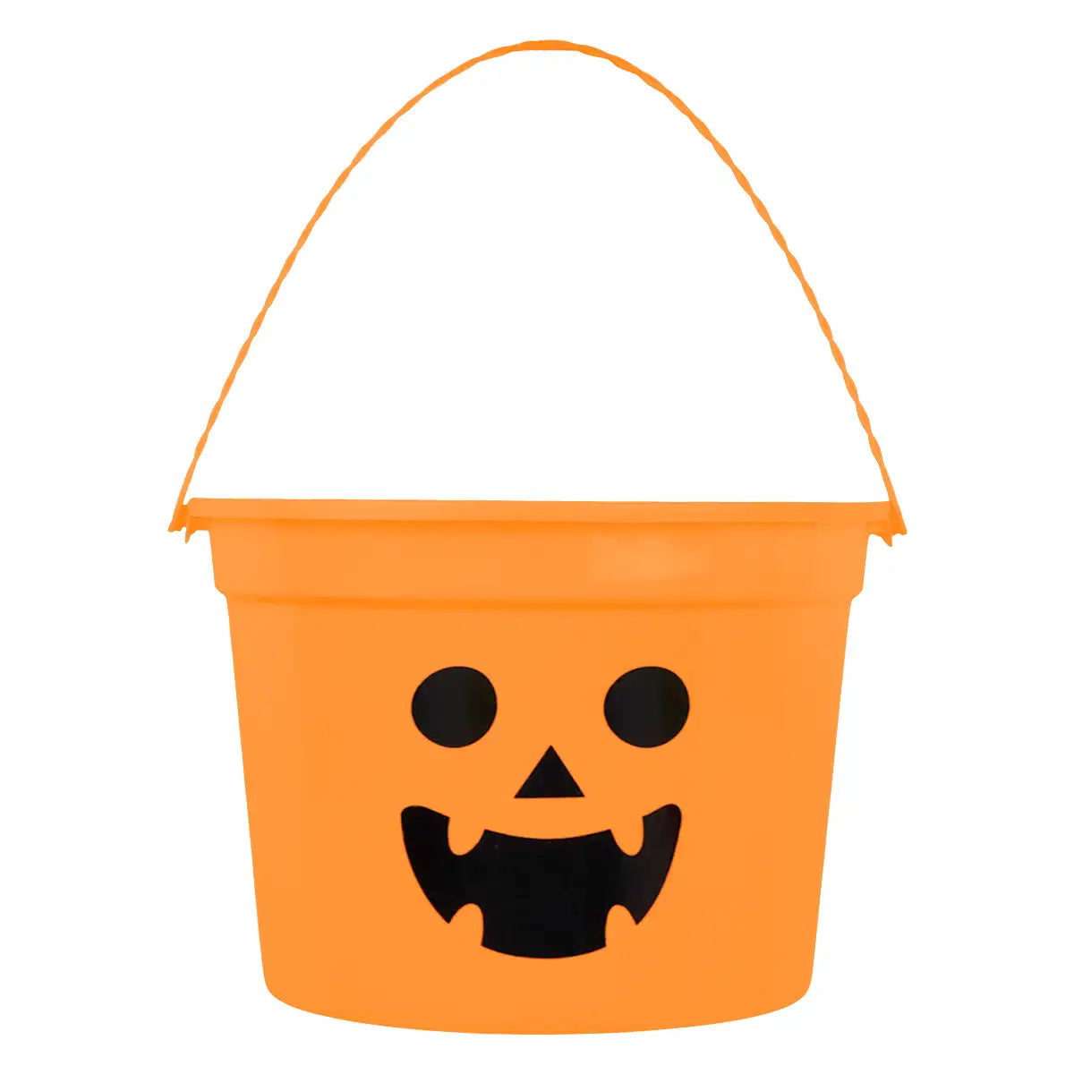 Cubeta de Plástico para Dulces, Color Naranja