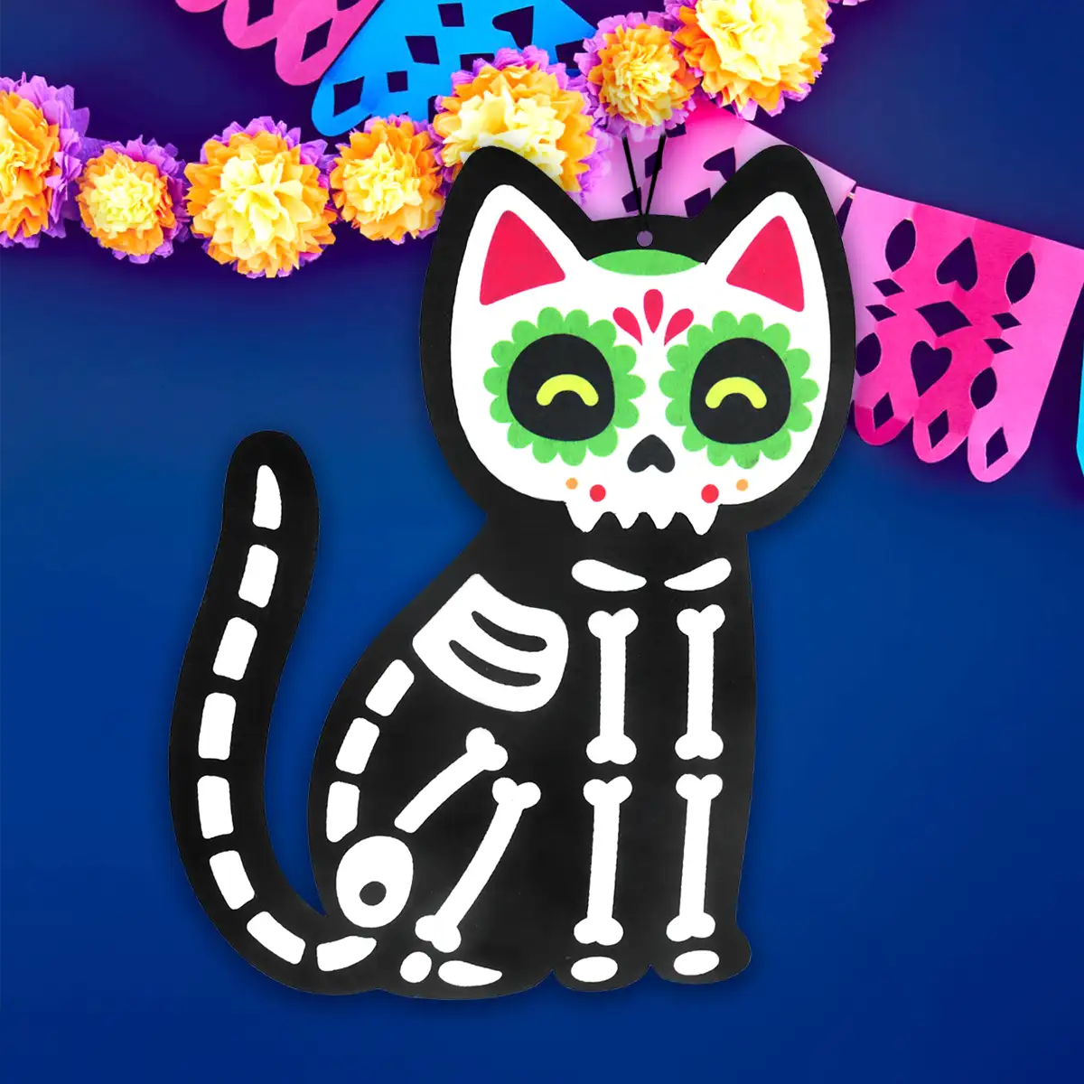 Gato, Decoración de Fieltro, Día de Muertos
