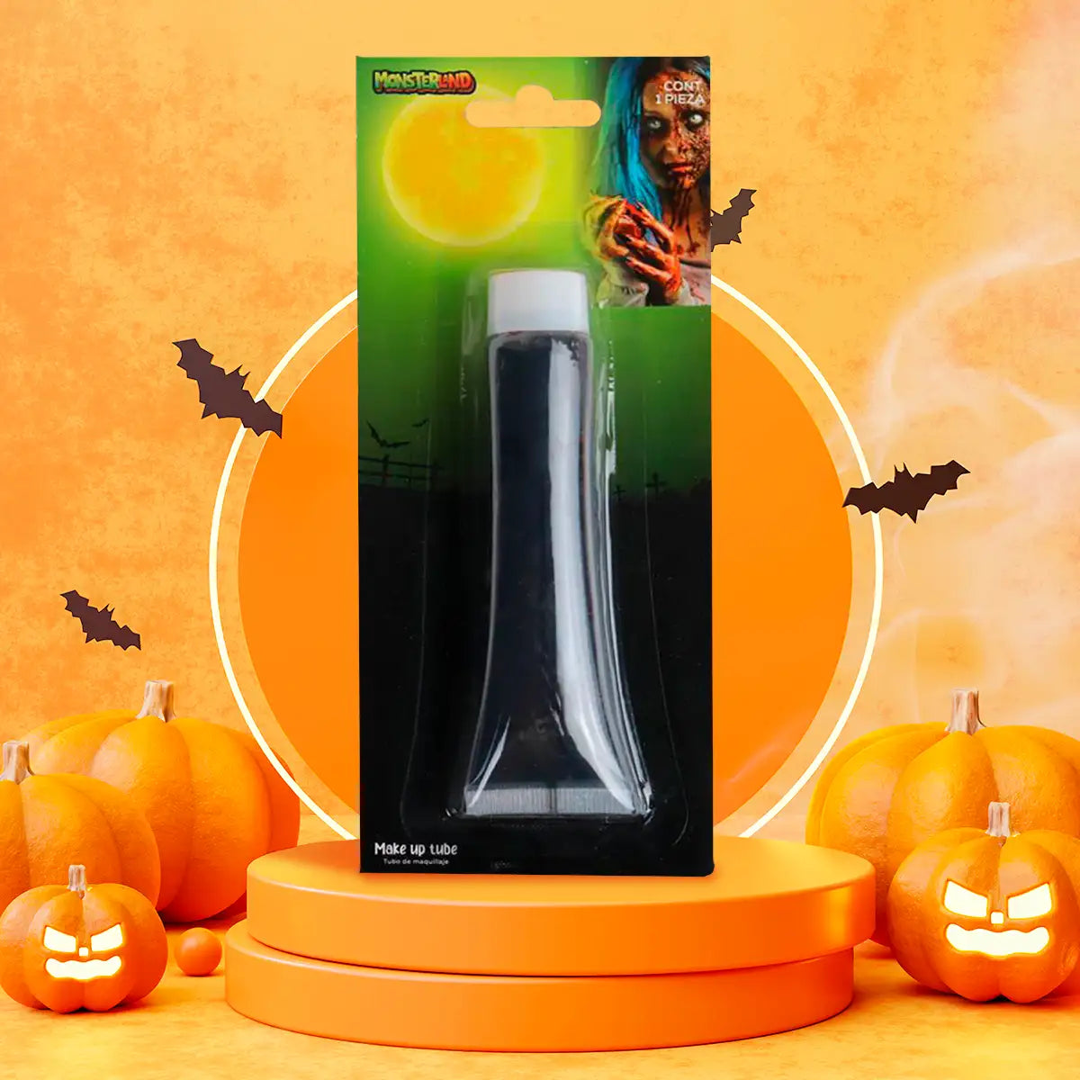 Maquillaje Líquido para Halloween, Color Negro