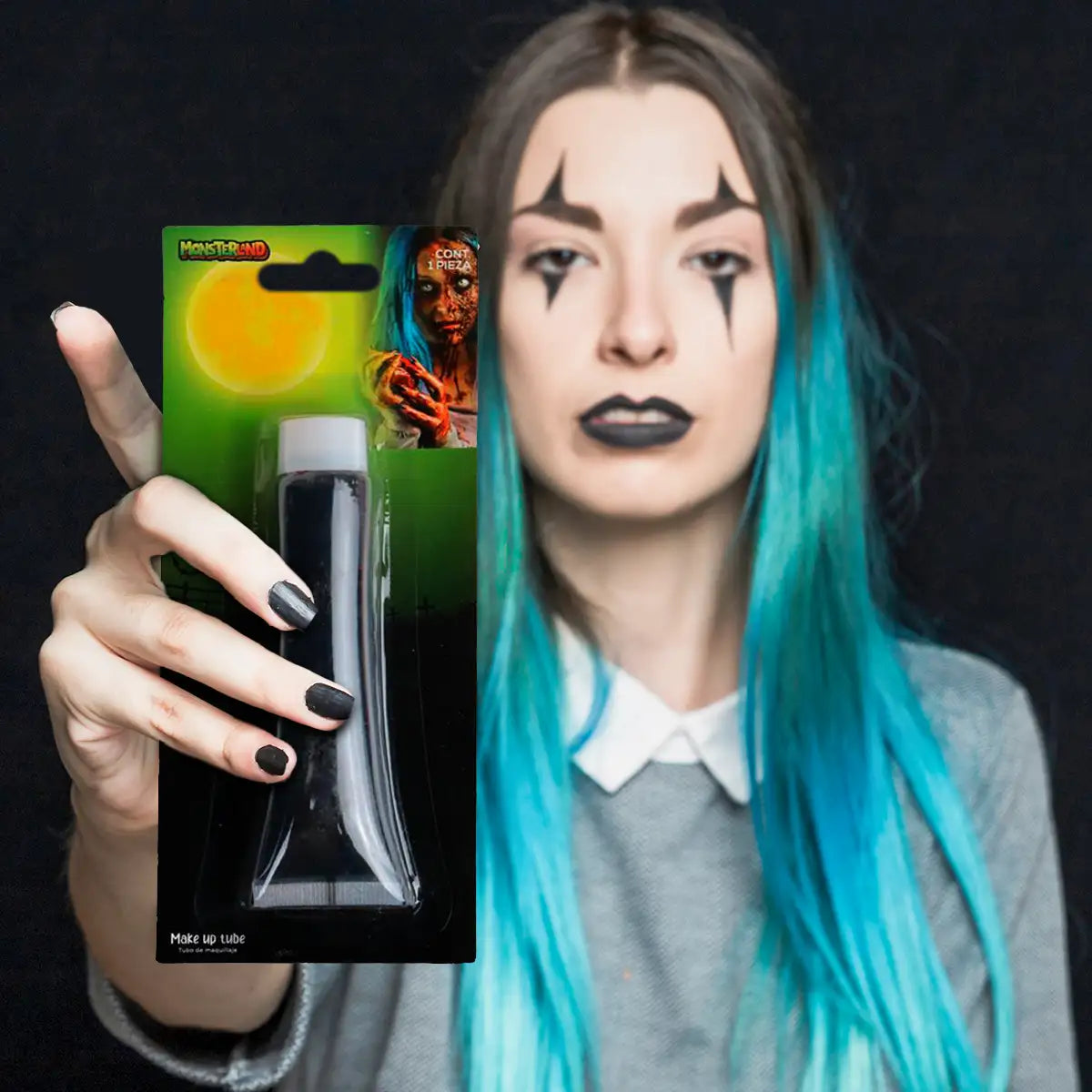 Maquillaje Líquido para Halloween, Color Negro