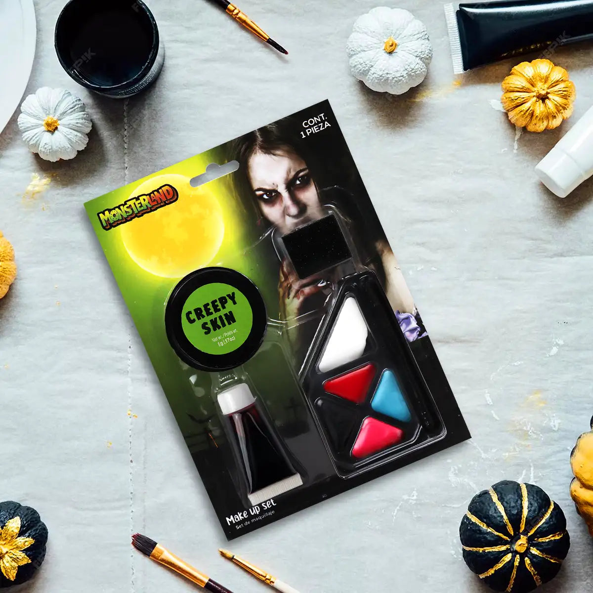 Zombi, Kit de Maquillaje para Disfraz