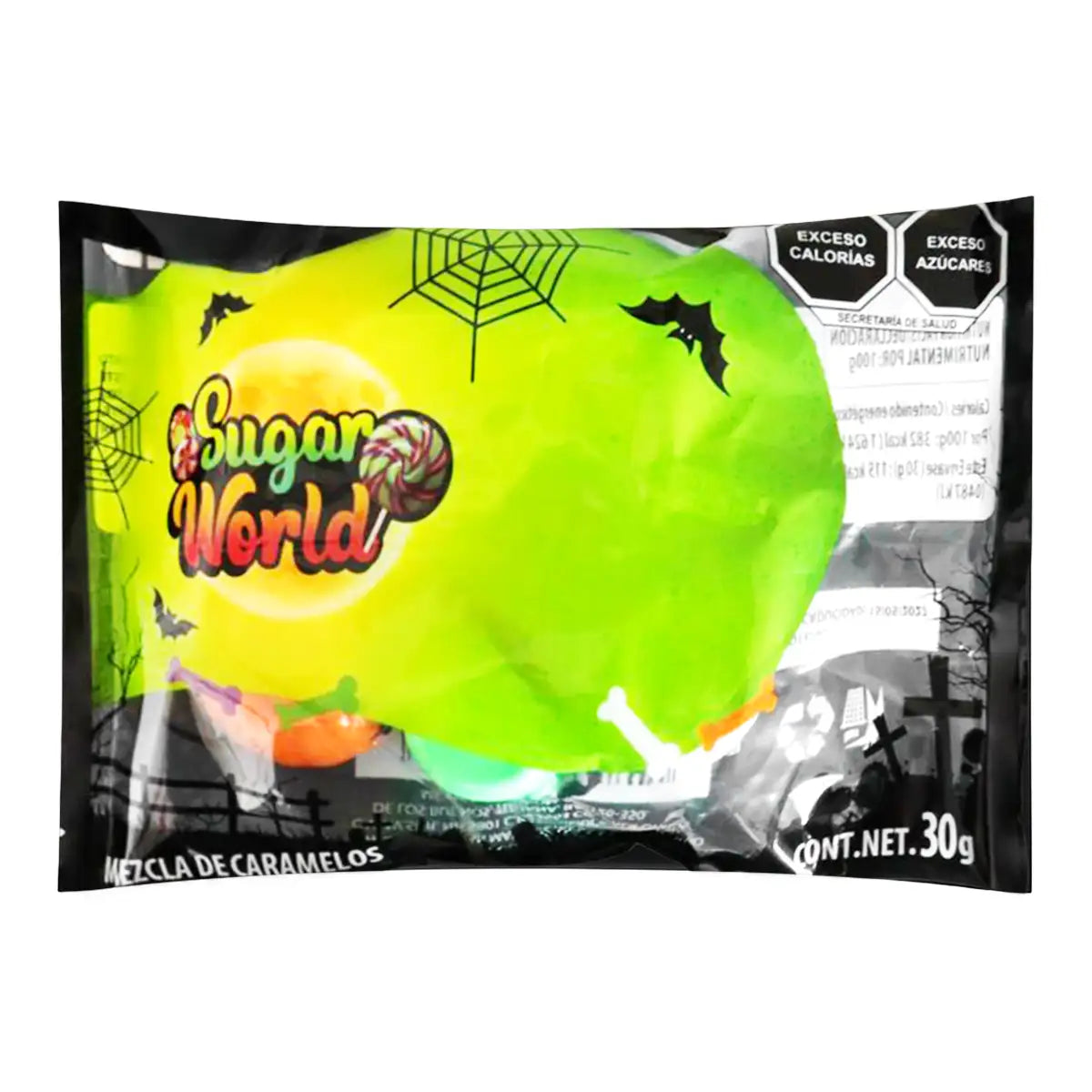 Cubetas con Dulces, Halloween, 30 g