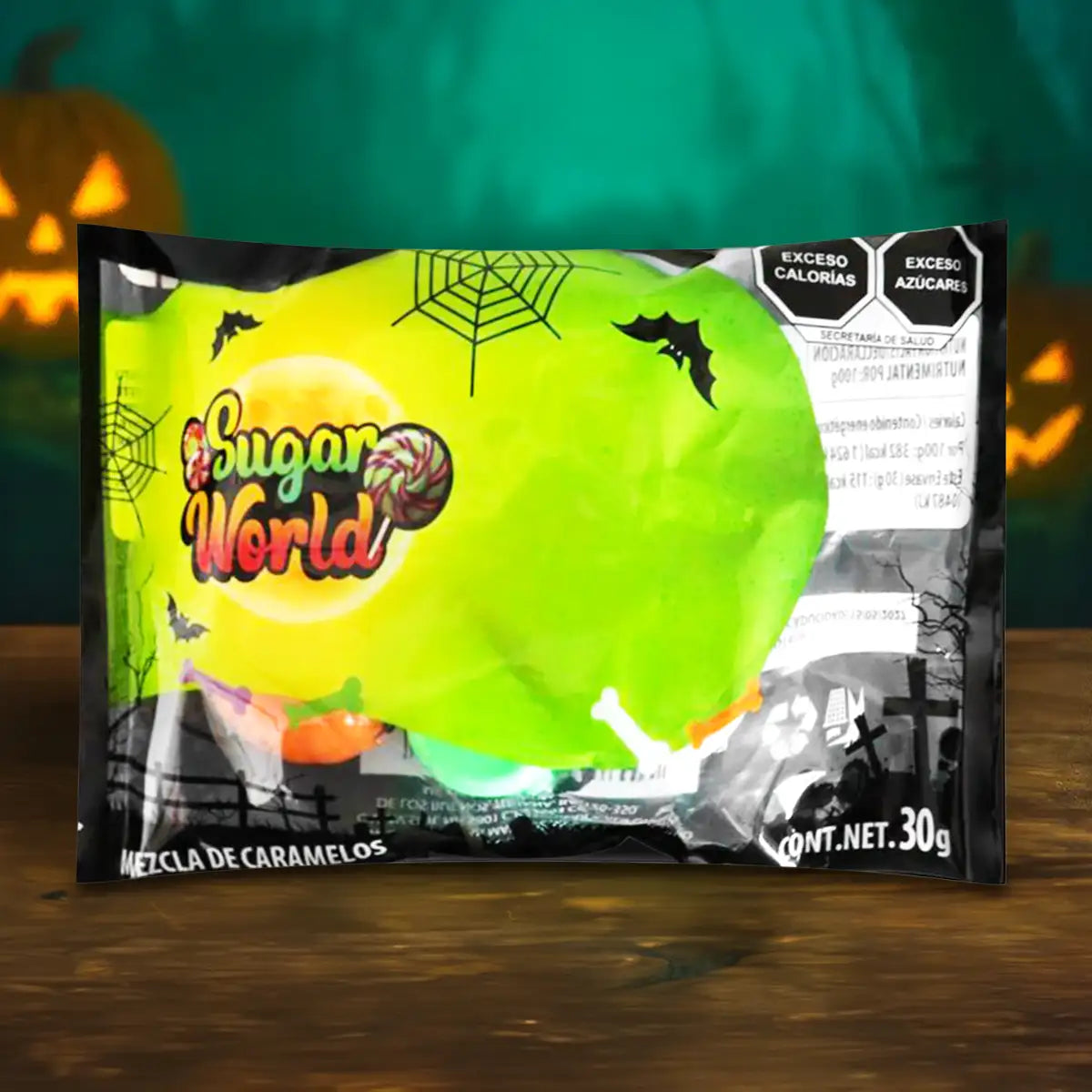 Cubetas con Dulces, Halloween, 30 g