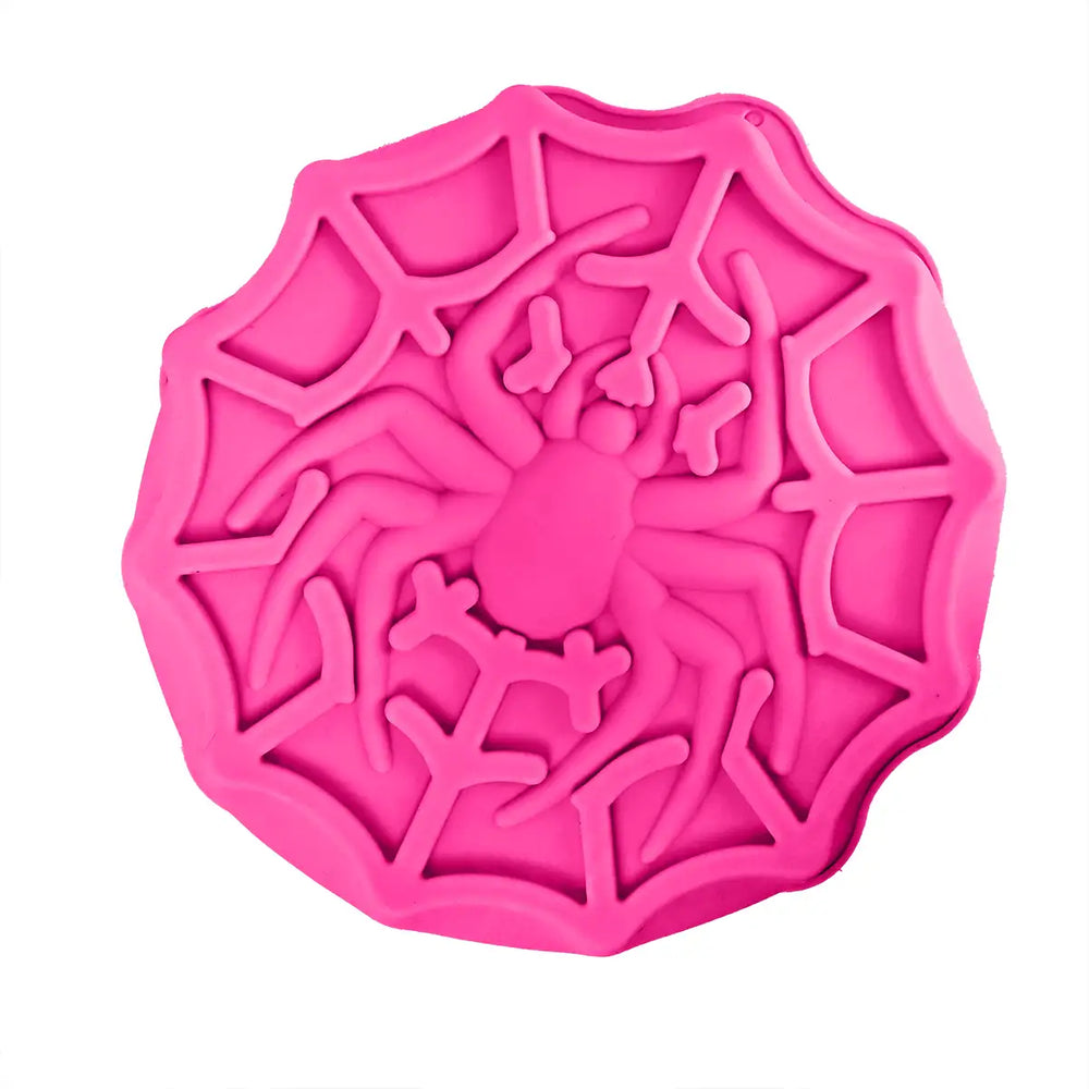 Telaraña, Molde de Silicón, Halloween, Color Rosa
