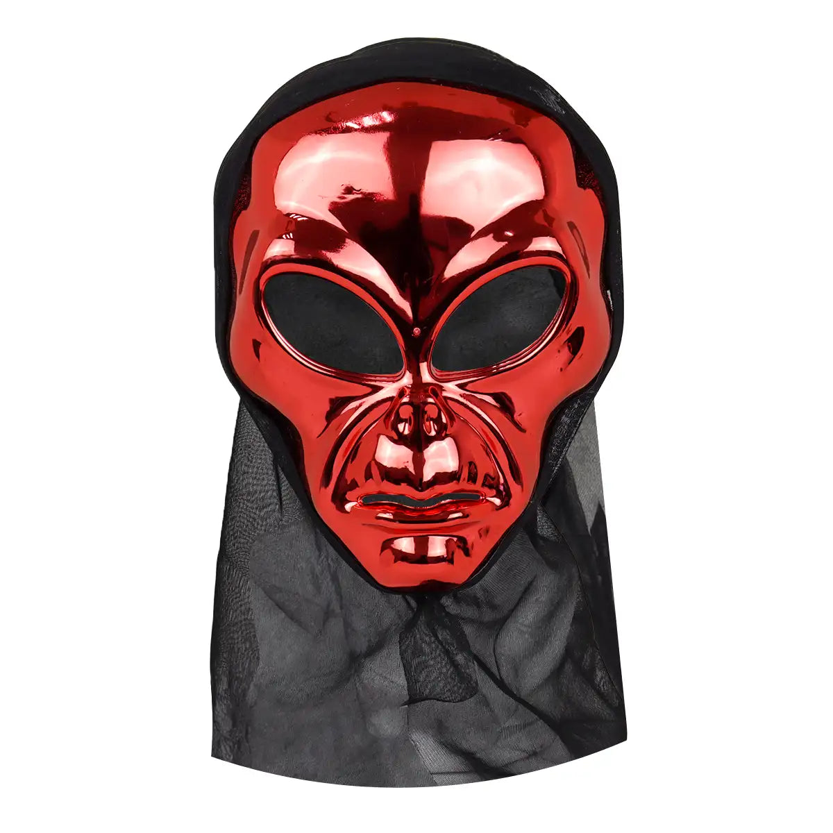 Máscara Alien, Color Rojo, Disfraz de Halloween
