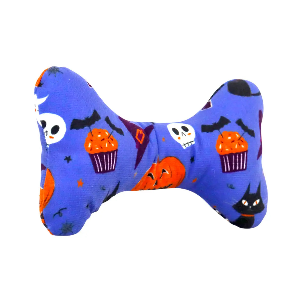 Hueso Juguete para Perro, Halloween, Color Azul
