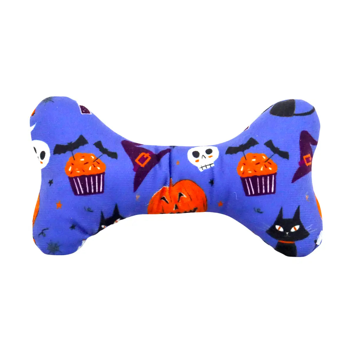 Hueso Juguete para Perro, Halloween, Color Azul