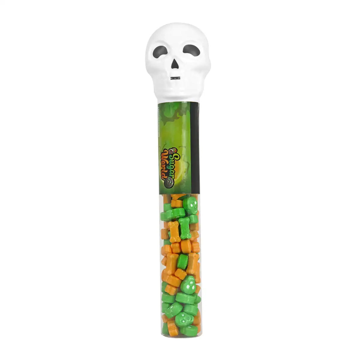 Calavera, Tubo de Dulces Macizos