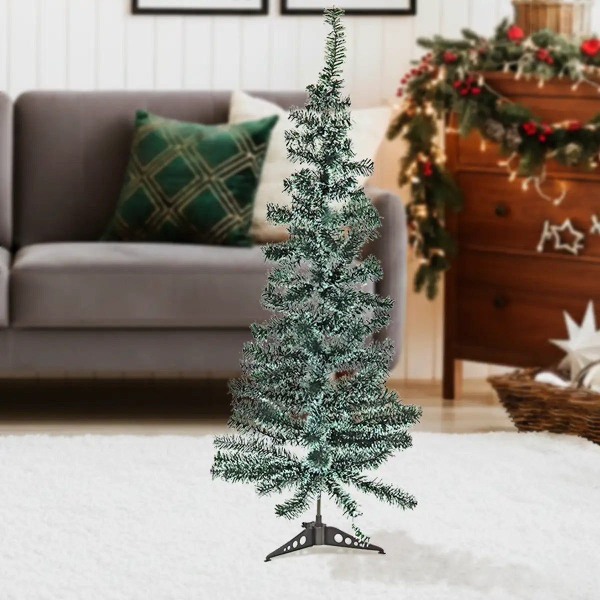 Árbol de Navidad Nevado, 90 cm