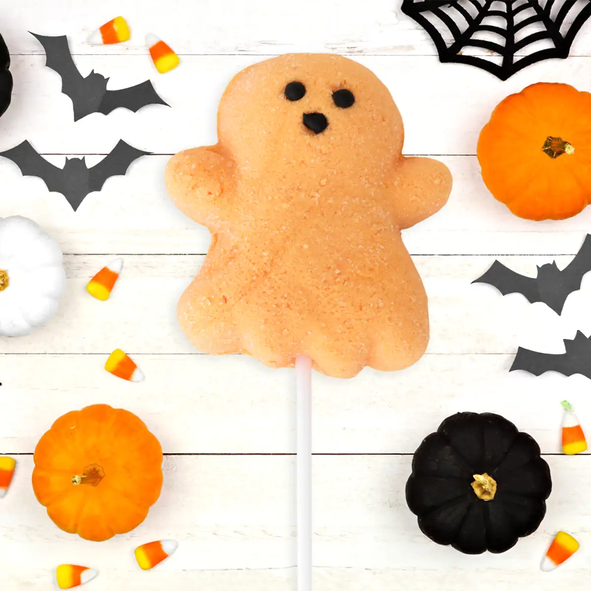 Fantasma, Paleta de Malvavisco, Color Naranja, 35 gr