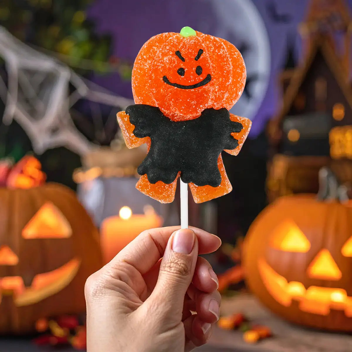 Calabaza, Paleta de Gomita, Halloween