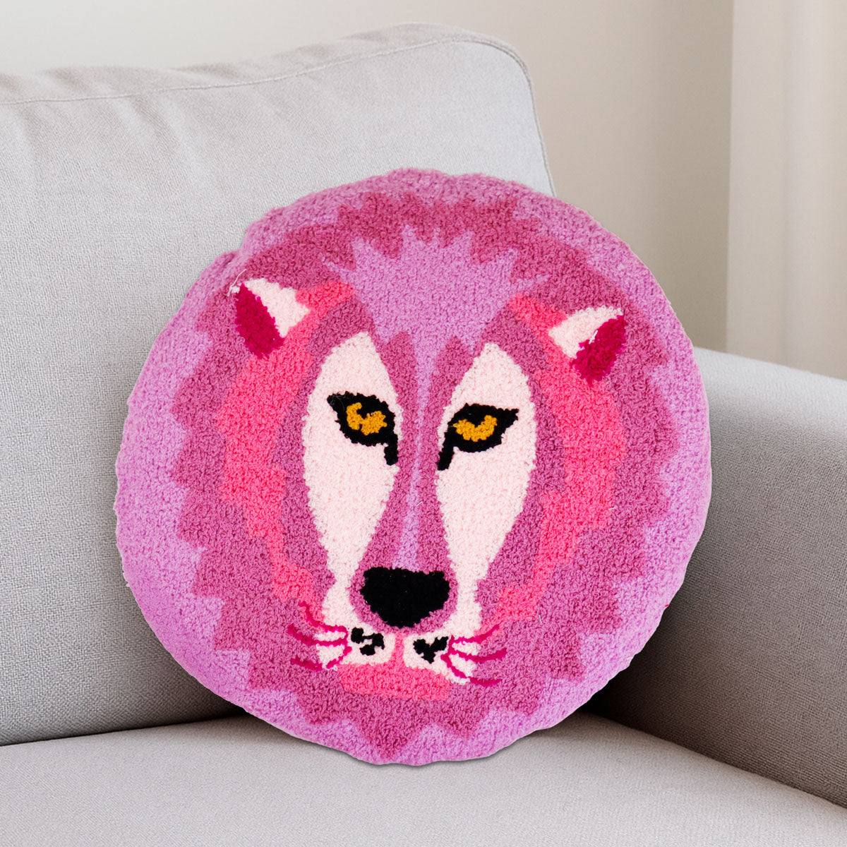 León Rosa, Almohada Decorativa