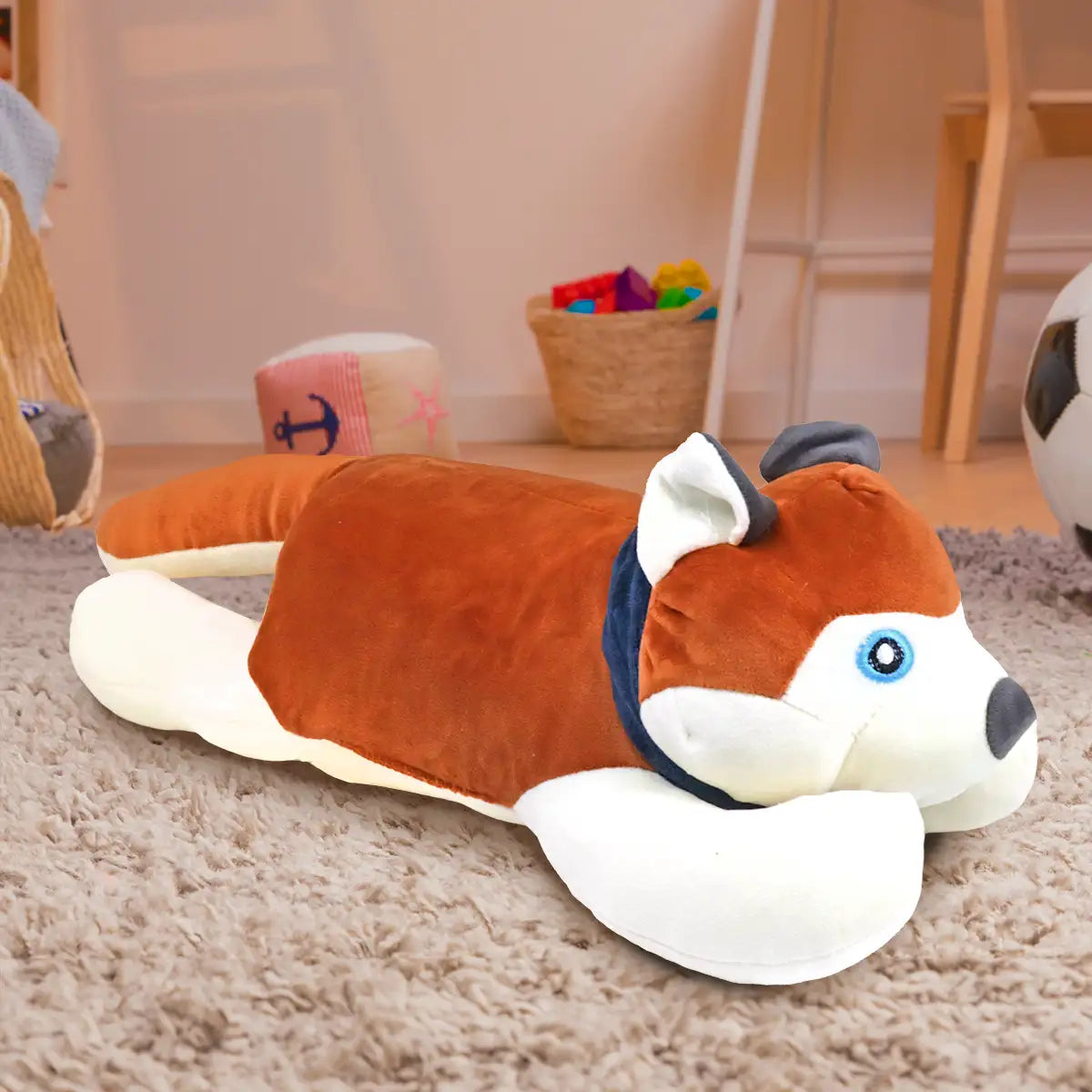 Husky, Peluche, Color Café