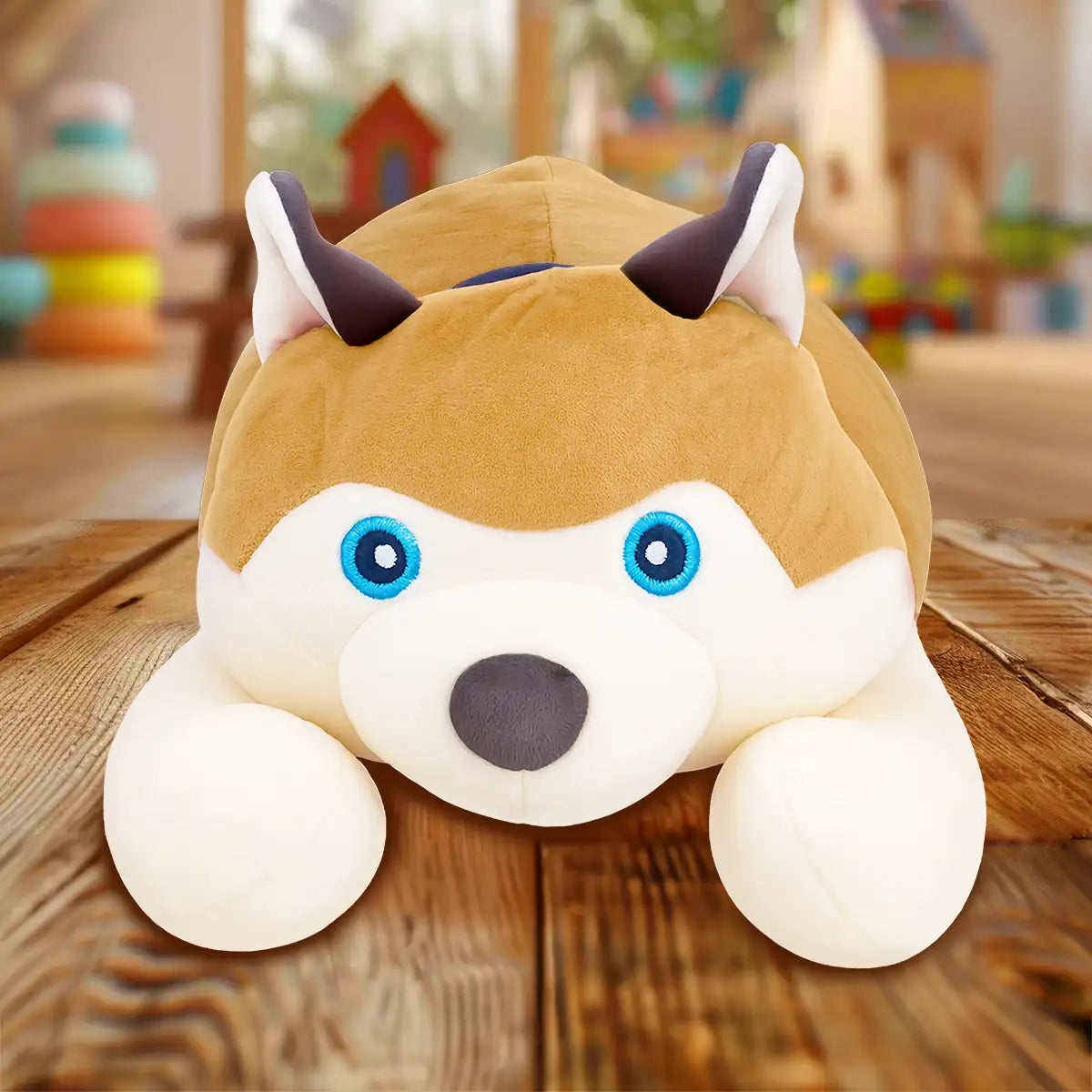 Husky, Peluche, Color Amarillo