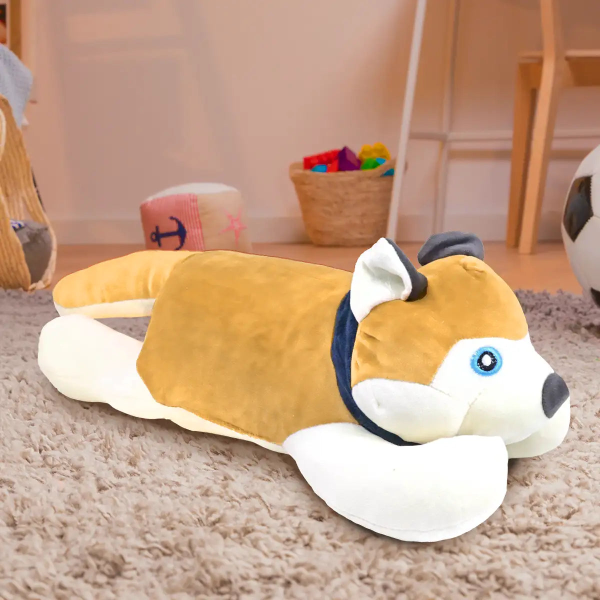 Husky, Peluche, Color Amarillo