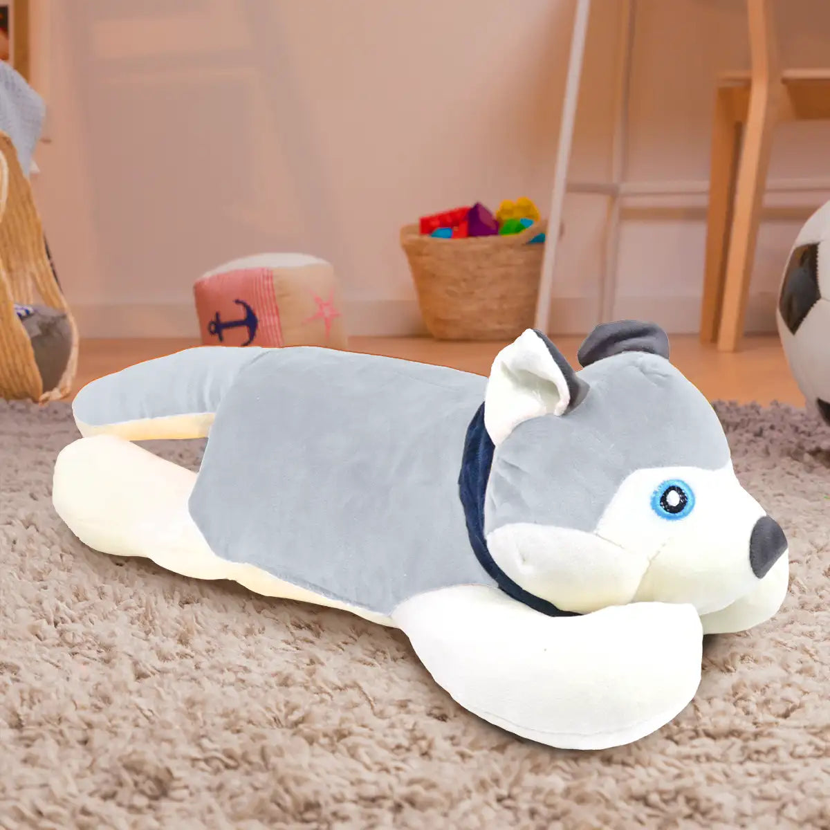 Husky, Peluche, Color Gris