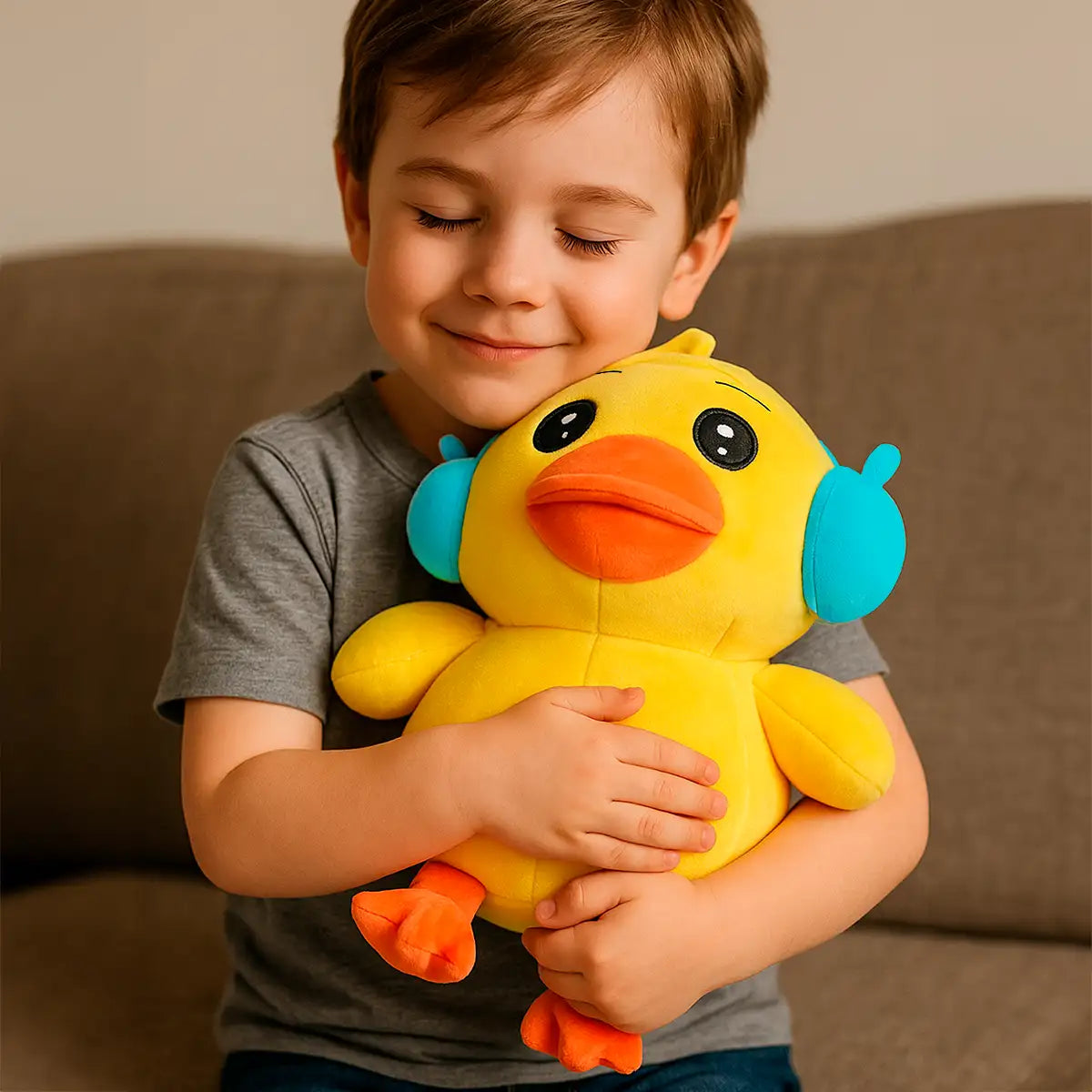 Pato con Audífonos, Peluche