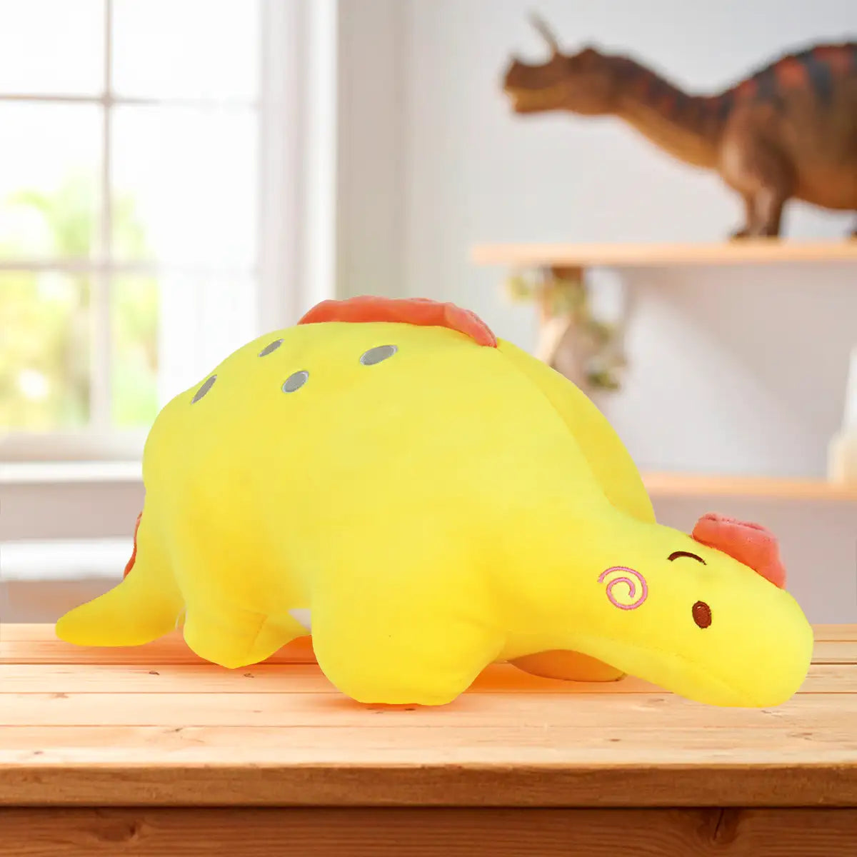 Dinosaurio, Peluche, Color Amarillo