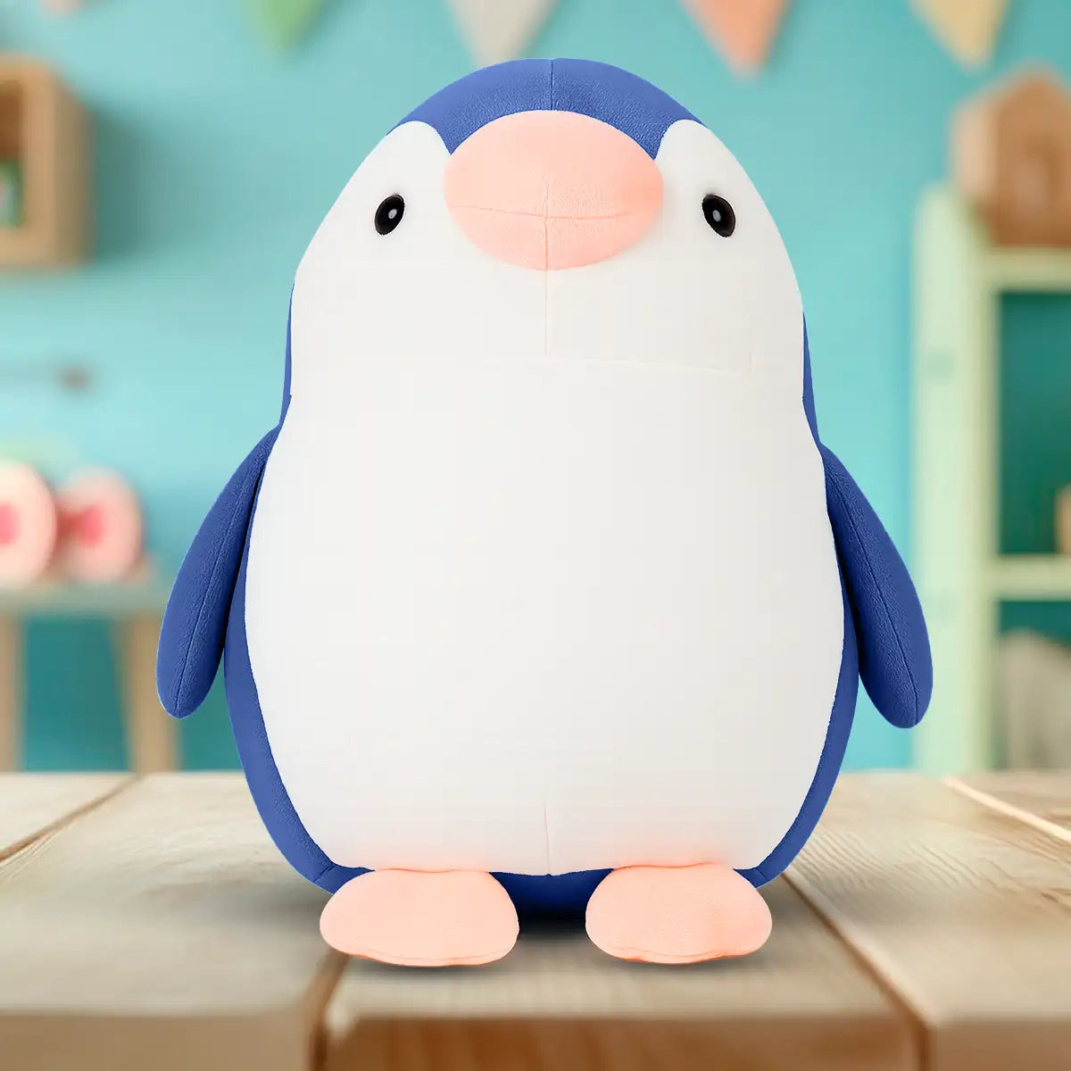 Pingüino, Peluche, Color Azul
