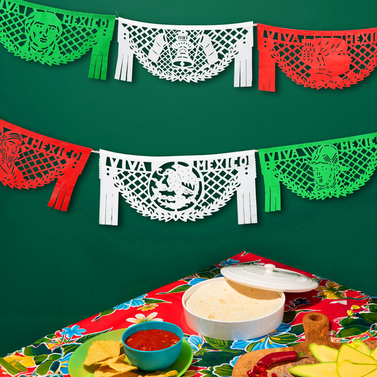 Papel Picado, Diseño Fiestas Patrias