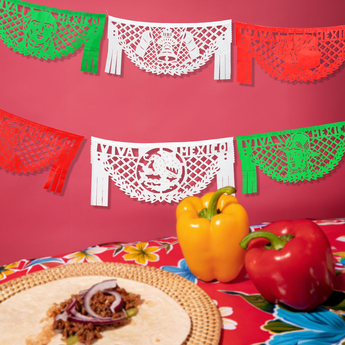 Papel Picado, Diseño Fiestas Patrias